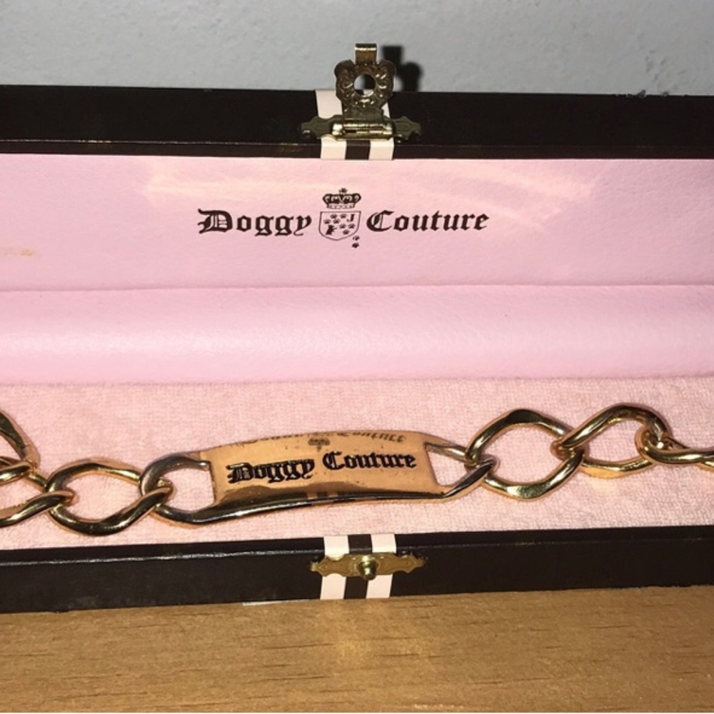 Preloved Juicy Couture Doggie Couture Vintage ID collar